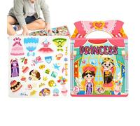 Wisylizv Libro di adesivi riutilizzabile | giocattoli educativi impermeabili riutilizzabili | attività aeronautiche | set di adesivi, giocattoli silenziosi per aerei, per bambini, prescolari, aule,