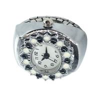 Wisylizv Orologio Da Da Donna 2 Pezzi - Orologio Anello Di In Lega Elastica | Orologio Per Digitale | Orologio Ad Anello Intarsiato Di Per Donne | Regalo Di Moda In Stile Minimalista P