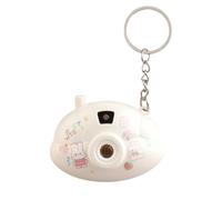 Wisylizv Portachiavi a forma di piccola macchina fotografica, portachiavi con proiettore, portachiavi per auto, ciondolo per borsa, zaini, premi per bambini, scuola, carnevale, Coniglio, Refer to