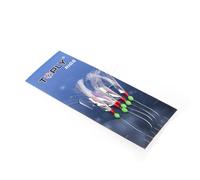 Wisylizv Ricchi di in Mare - Hook di Pesce | Anelli per posatoi spinati con Linea e Nastro | Ganci per Pesci Pre-legati nella Scatola di | Stalking terminale EA EA