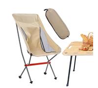 Wisylizv Sedia pieghevole per esterni, sgabello da ergonomico, adatto per escursioni, picnic, terrazza, balcone, giardino, backpack, cortile e campeggio