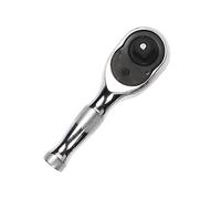 Wisylizv Set mini cricchetto, 72 pezzi, manico corto e manico a cricchetto, antiscivolo, in acciaio cromato, per la manutenzione professionale e il bullone per attrezzature meccaniche