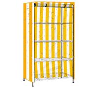Wisylizv Storage Rack Cover | Versatile Wire Shelf Rack Protector | Waterproof Dustproof 210D Protector for Indoor Organization Pantry Kitchen Outdoor Garage Closet