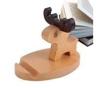 Wisylizv Tablette Bureau - De Téléphone Portable En Bois Universel | De Bureau Artisanal Créatif | Rack En Bois Léger Pour Streaming Vidéo, Appels Et Visionnage