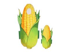 Wisylizv Whimsical Giant Corn On The Cob Cosplay Costume - Professional Halloween Vegetable Tunic for Kids | Quirky Food Themed Carnival Party Outfit | High Durability Performance Stage Prop