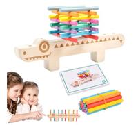 Wisylizv Wooden Sticks Game - Fine Motor Skills Training - Color Matching Toy | Stacking Block Activity For Kindergarten and Home - Travel Friendly Educational Wooden Puzzle