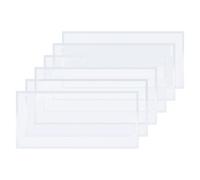 Wisyurt 6 pellicole protettive per vetrine, 56 x 25,4 cm, per sabbiatura, per armadietti, lenti interne, 6 pezzi