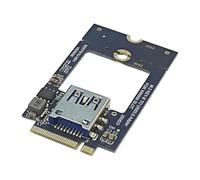 Wisyurt Adattatore M.2 B chiave a scheda di rete Bluetooth WiFi M2 Key-B a USB 3.0 per slot WWAN Convertitore SSD USB 3.0 NGFF 3042 3052