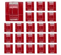 Wisyurt Ganci per luci da esterno con clip da 30 clip trasparenti con 30 supporti adesivi impermeabili