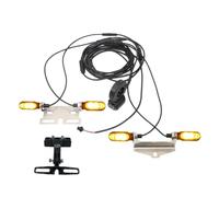 Wisyurt Lampeggiante Bicicletta Elettrico Ebike V04 12V Cavo Impermeabile Kit di Conversione Bici Elettrica Lampeggiante LED