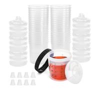 Wisyurt Pistola a spruzzo di colore, inserti per bicchieri e di copertura per pistola di verniciatura auto, confezione da 20 tazze da 20 once (600 ml)