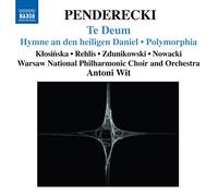 Agnieszka Rehlis Te Deum (Wit, Warsaw National Po) (CD) Album
