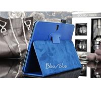 WiTa-Store Sacchetto per Samsung Galaxy Note 10.1 (2014 Edition) SM-P600 P601 P605 10.1 Pollice Smart Cover Slim Case Stand Flip (Blu) Nuovo