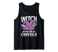 Witch Better Have My Crystals - Cappello da Strega con Cristalli Viola Canotta