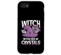 Witch Better Have My Crystals - Cappello da strega con cristalli viola Custodia per iPhone SE (2020) / 7/8