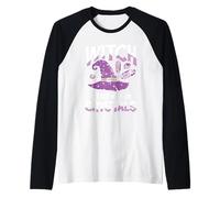 Witch Better Have My Crystals - Cappello da Strega con Cristalli Viola Maglia con Maniche Raglan