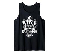 Witch Better Tip The Bartender Divertente Halloween Bartending Canotta