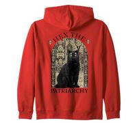Witch Black Cat Hex The Patriarchy Felpa con Cappuccio
