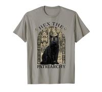 Witch Black Cat Hex The Patriarchy Maglietta