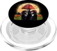 Witch Black Cats And Mushroom Funny Cat Halloween Costume PopSockets PopGrip per MagSafe