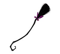 Witch Broom 51 Inch Halloween Ribbon Cosplay Costume Accessory