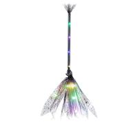 Witch Broom - Led Light Witch Broom Holiday Decor, Halloween Witches Brooms Kids | Cosplay Accessories Halloween Decorations For Party Kids Role Play Masquerade Indoor Outdoor Yard Patio Garden