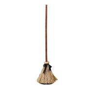 Witch Broom, Moving Halloween Prop, Animated Scary Display, Battery Powered Design, Masquerade Decoration with Lights And Spooky Sounds for Stage Show, Family Gathering, Festival, Outdoor Theater