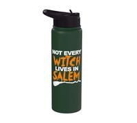 Witch Broom Non tutte le streghe vivono a Salem Stainless Steel Insulated Water Bottle