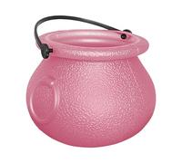 Witch Cauldron - Bucket di Caramelle di Halloweenn | Bolli da Caramelle Rotonde di plastica | Grande Vasca d'oro di Oro | Pot of Gold Trick O Treat DEGAZIONI HALOWEENN E BIFFA COMPETTO COMPLETTO