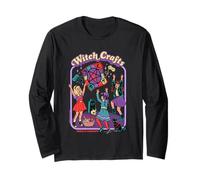 Witch Crafts Sarcastic Retro Vintage Funny Adult Humor Maglia a Manica