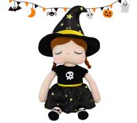 Witch Doll - Halloween Plush Witch Toy | Figura Di Bambola Peluche Per Dinosauro Cartone Animato Per Bambini E Adulti - Scrivania Carina E Arredamento Per La Casa - Decorazioni Di Halloween A Figura M