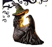 Witch Figurines and Statues Spooky Resin Gothic Retro Lighted Table
