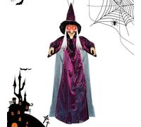 Witch Halloween Yard Decor, Outdoor Garden Hanging, Spooky Decoration