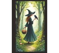 Witch Hardcover Ruled Notebook: Blank Lined Notebook Hardcover | Empty Grimoire Journal | Spellbook 6x9 inches Narrow Ruled 100 pages | For spellwork, hocus pocus, and free expression of hidden arts