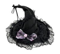 Witch Hat for Women Comfortable, Wide Brim Gothic Costume Props