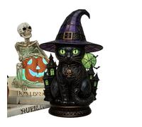 Witch Hat Lamp For Halloween 250g USB Powered Gothic Acrylic Lights