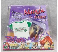 WITCH MAGIC T-SHIRT W.I.T.C.H. GIOCHI PREZIOSI MAGLIETTA 4 SMS CARDS DISNEY