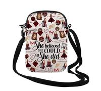Witch Merch She Believed She Could So She Did Borsa a tracolla Donna Hero Movie Merchandise, Fatto in V Cr Uk, 0