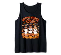 Witch Nurse Squad Funny Nurses Witches Pumpkins Canotta