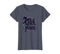 Witch Please: Grafica Magica di Halloween, Maglietta, Donna, Pervinca, S