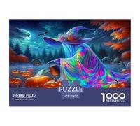 Witch Puzzle Da 1000 Pezzi Per Famiglie Numerose:Absolutely Stunning Un Progetto Comune Che Unisce Tutti!