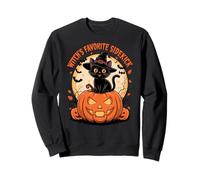 Witch’s Favorite Sidekick Funny Cat Witches Halloween Felpa
