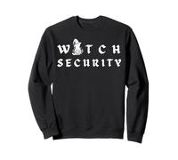 Witch Security - Costume di Halloween Facile per Genitori/Coppie Felpa