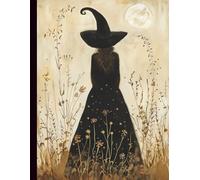 Witch Sketchbook: Large Unlined Blank Book for Drawing, Spells, Thought, Use as a Grimoire