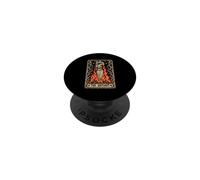 Witch Tarot The Defiant Gothic Occult Feminine Strength PopSockets PopGrip Adesivo