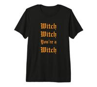 Witch Witch Sei Una Strega Goth Romance Amanti dei Film magici Maglietta Premium