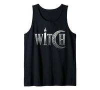 Witch Witchy Gothic Tipografia Wicca Occulto Canotta