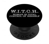 Witch Woman In Total Control Of Herself PopSockets PopGrip Adesivo