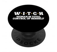 Witch Woman In Total Control Of Herself PopSockets PopGrip Adesivo
