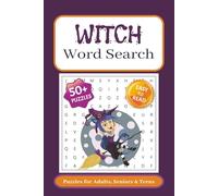 Witch Word Search Puzzle Book: Word Searches with Easy to Read Print about Witch, Halloween Themes and More | 6x9 inches, 110 pages | 50+ Puzzles...Gift for Vacations, Holidays and Free Times